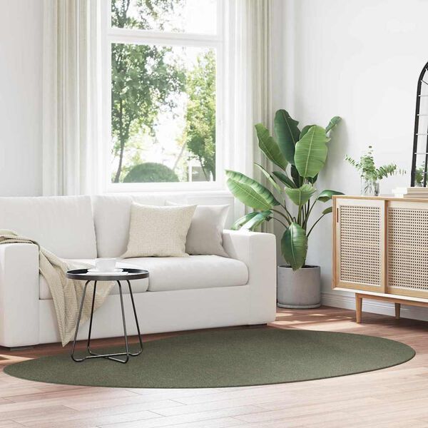 vidaXL Dywany pokojowe HUARTE Leśnozielony 160 x 230 cm Poliester