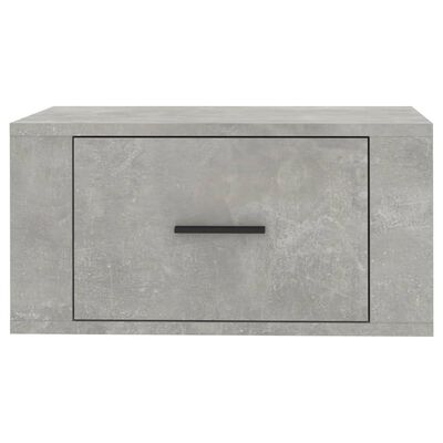 vidaXL Wisząca szafka nocna, szarość betonu, 50x36x25 cm