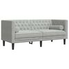vidaXL Sofa do salonu 2 pcs Jasnoszary 194 x 74,5 x 70,5 cm Aksamit