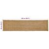 vidaXL Dywan strefowy Beżowy 60 x 250 cm Juta