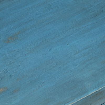 vidaXL Szafka nocna, lite drewno mango, 40 x 30 x 50 cm, niebieska