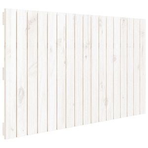 vidaXL Wezgłowie ł&oacute;żka, białe, 108x3x60 cm, lite drewno sosnowe