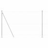 vidaXL Słupek ogrodzeniowy. Srebrny 50 x 1,5 m (siatka 36 mm) Stal