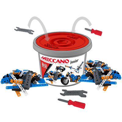 Meccano Junior Zestaw konstrukcyjny dla dzieci, w wiaderku