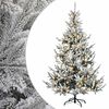 vidaXL Sztuczna choinka z zawiasami 120 cm 150 LED Ciepła biel