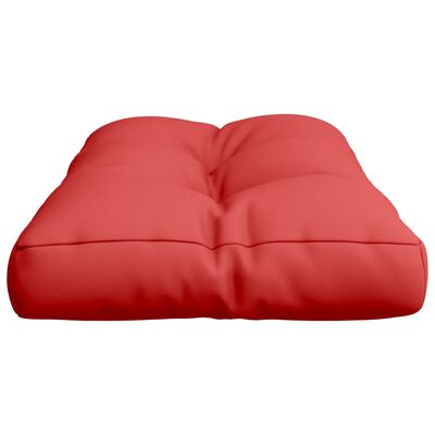 vidaXL Poduszka na sofę z palet, czerwona, 80x40x12 cm, tkanina