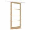 vidaXL Drzwi przesuwne ORKDAL Naturalny 93 x 211 cm