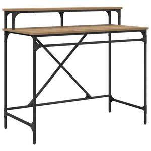 vidaXL Biurko Dąb rzemieślniczy 100 x 50 x 90 cm