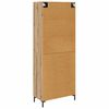 vidaXL Highboard 2 pcs Dąb rzemieślniczy Materiał drewnopochodny