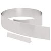 vidaXL Krawężnik do trawnika Srebrny 450 x 0.05 x 15 cm