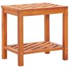 vidaXL Stolik boczny z litego drewna akacjowego, 45 x 33 x 45 cm