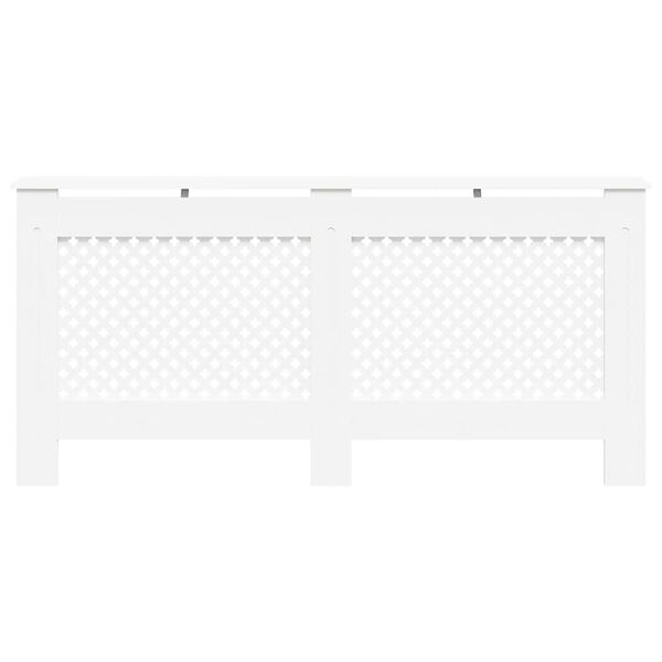 vidaXL Osłona na kaloryfer, biała, 172x19x81,5 cm, MDF