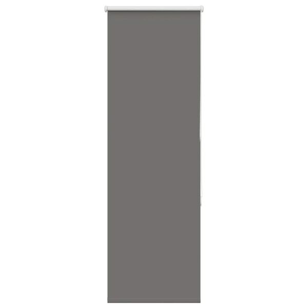 vidaXL Roleta zaciemniająca szara 60x130 cm Szerokość tkaniny 55,7 cm