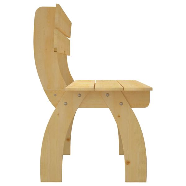 vidaXL Ławka ogrodowa, 150 cm, impregnowane drewno sosnowe