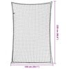vidaXL Siatka na przyczepę, z elastyczną linką, czarna, 2,2x1,5 m, PP
