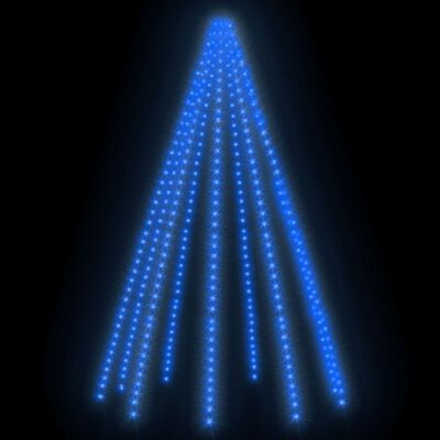 vidaXL Siatka lampek choinkowych, 400 niebieskich diod LED, 400 cm