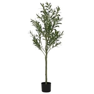 vidaXL Sztuczne drzewo oliwne 450 liści 120 cm zielone