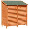 vidaXL Shed ogrodowy brązowy 106 x 56 x 113,5 cm Drewno Świerkowe