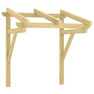 vidaXL Daszek nad drzwi, 100x100x80 cm, impregnowane drewno sosnowe