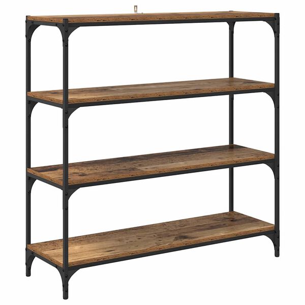 vidaXL Szafka na książki Stare drewno 100 x 33 x 100 cm