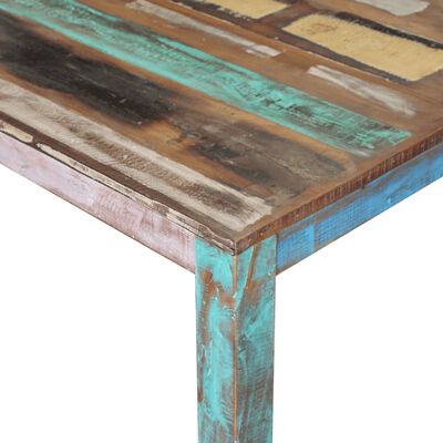 vidaXL Stół do jadalni, lite drewno z recyklingu, 80x82x76 cm