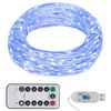 vidaXL Lampki LED, 300 diod, niebieskie, 30 m