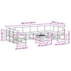 vidaXL Zestaw sof na zewnątrz z poduszką 11 pcs Naturalny i Beżowy