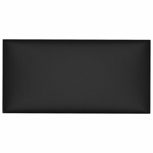 vidaXL Wejściowy zagł&oacute;wek 12 pcs 30 x 15 cm Czarny tkanina