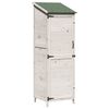 vidaXL Shed ogrodowy Biały 59,5 x 56 x 176,5 cm Drewno inżynieryjne
