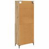 vidaXL Highboard z szufladą Dąb rzemieślniczy 69,5 x 34 x 180 cm