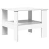 vidaXL Stolik kawowy Biały 57 x 55 x 45 cm Drewno inżynieryjne