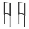 vidaXL Regulowane ramy stołu roboczego, 2 szt., metal, 55x(69-95,5) cm
