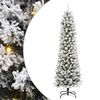 vidaXL Sztuczna choinka Biały 240 cm PVC, Metal i Plastik