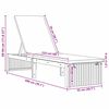 vidaXL Leżak Olej Naturalny 200 x 55 x 94 cm Lite drewno akacjowe