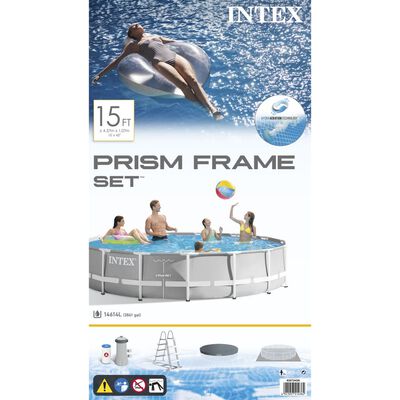 Intex Basen Prism Frame z akcesoriami, 457x107 cm, 26724GN