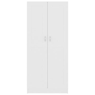 vidaXL Szafa na książki, biała, 82,5x30,5x185,5 cm, płyta wiórowa