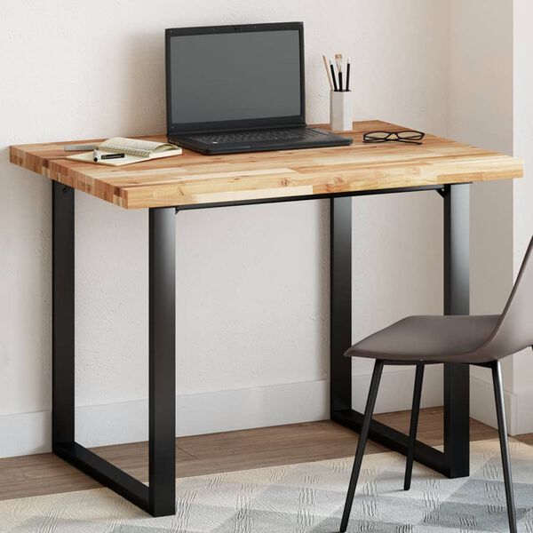 vidaXL Blat stołu, prostokątny, 100x80x4 cm, lite drewno akacjowe