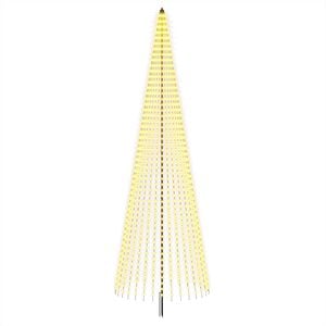 vidaXL Choinka świąteczna LED 485 cm 1632 LED Ciepła biel Żelazo
