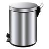 EKO Kosz na śmieci z pedałem Classic, 5 L, matowy, srebrny