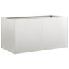 vidaXL Doniczka 80x40x40 cm Stal nierdzewna