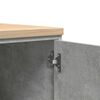 vidaXL Garażowa szafka do przechowywania Szary beton 60x51x85 cm