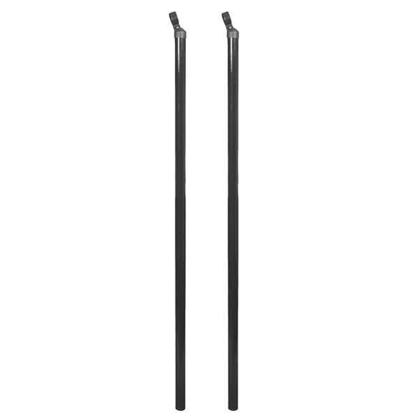 vidaXL Zestaw ogrodzeniowy z akcesoriami, 1,25 x 25 m, szary