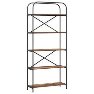 vidaXL P&oacute;łka na książki Stare drewno 80 x 30 x 183 cm