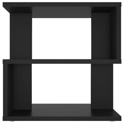 vidaXL Stolik boczny, czarny, 40x40x40 cm, płyta wiórowa