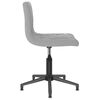 vidaXL Obrotowe krzesła stołowe, 2 szt., jasnoszare, aksamitne