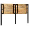 vidaXL Zagł&oacute;wek 160 cm lite drewno mango i żelazo