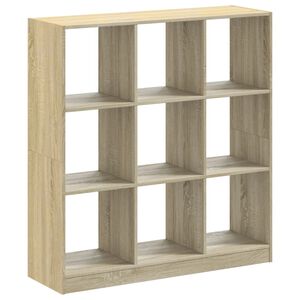 vidaXL Regał, dąb sonoma, 102x32x108 cm, materiał drewnopochodny
