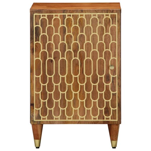 vidaXL Szafka łazienkowa, 38x33x58 cm, lite drewno mango