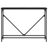 vidaXL Konsola Czarny Dąb 102 x 23 x 75 cm Materiał drewnopochodny