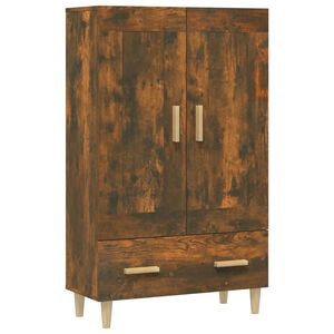 vidaXL Szafka, przydymiony dąb, 70x31x115 cm, materiał drewnopochodny